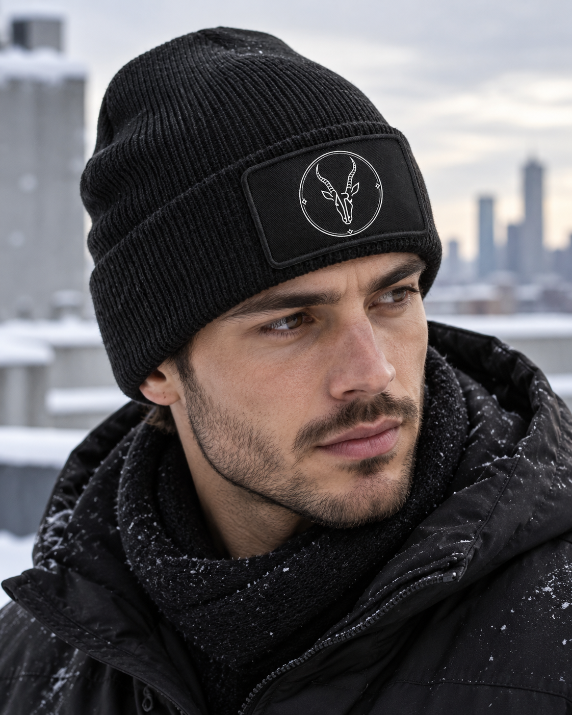 AR Bonnet Thinsulate — Black — lifestyle 4