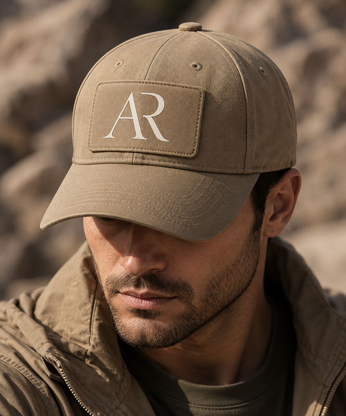 AR Casquette 5 Panneaux — Desert Sand — Signe AR — lifestyle