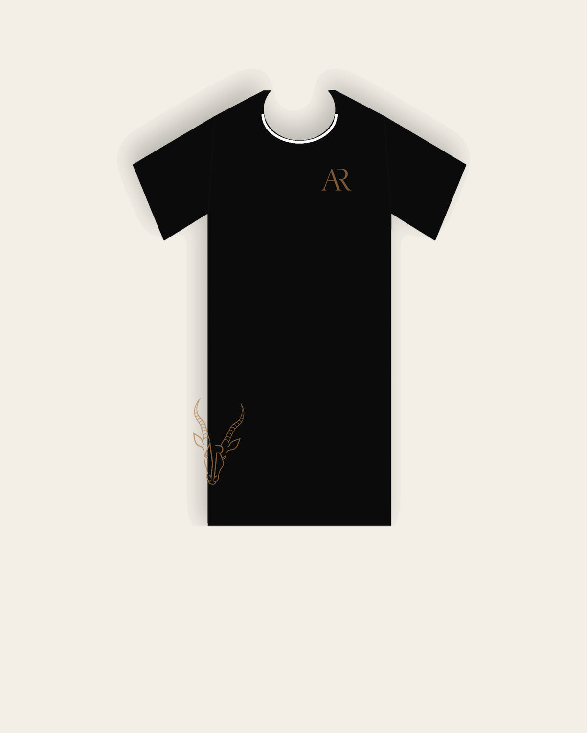 AR Essential Tee Femme - Black - packshot