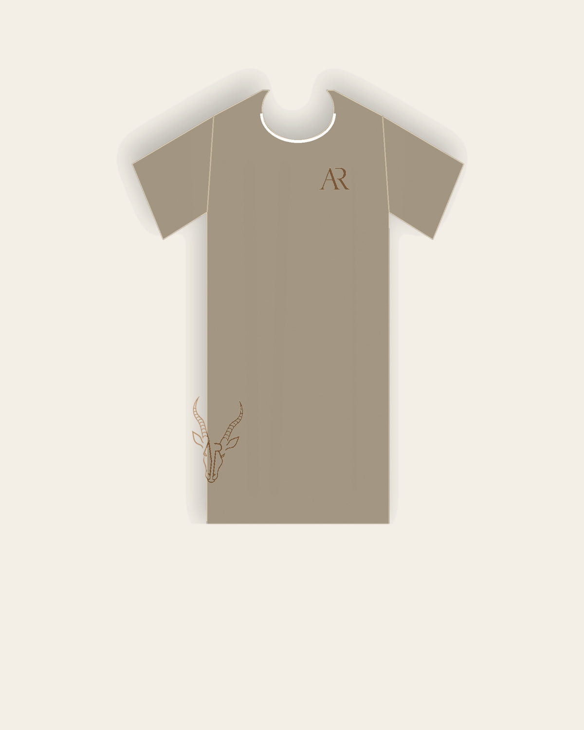 AR Essential Tee Femme - Light Sand - packshot