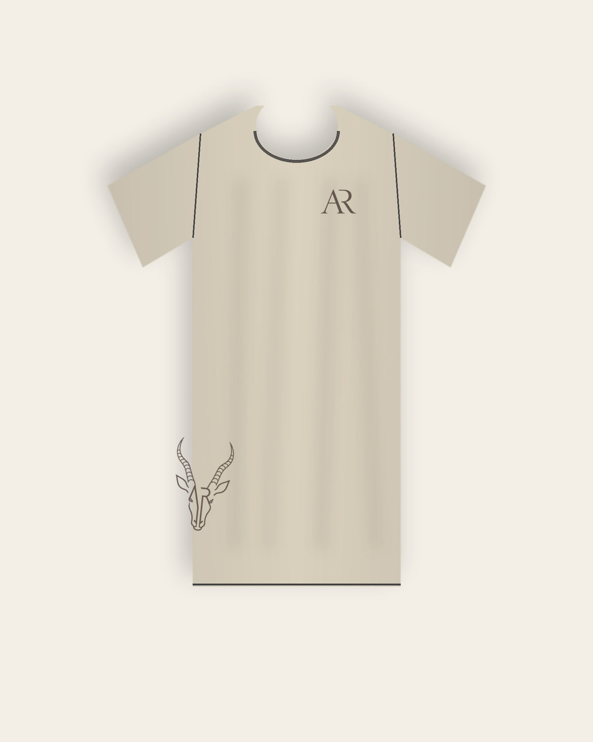 AR Essential Tee Homme - Coconut Milk - packshot