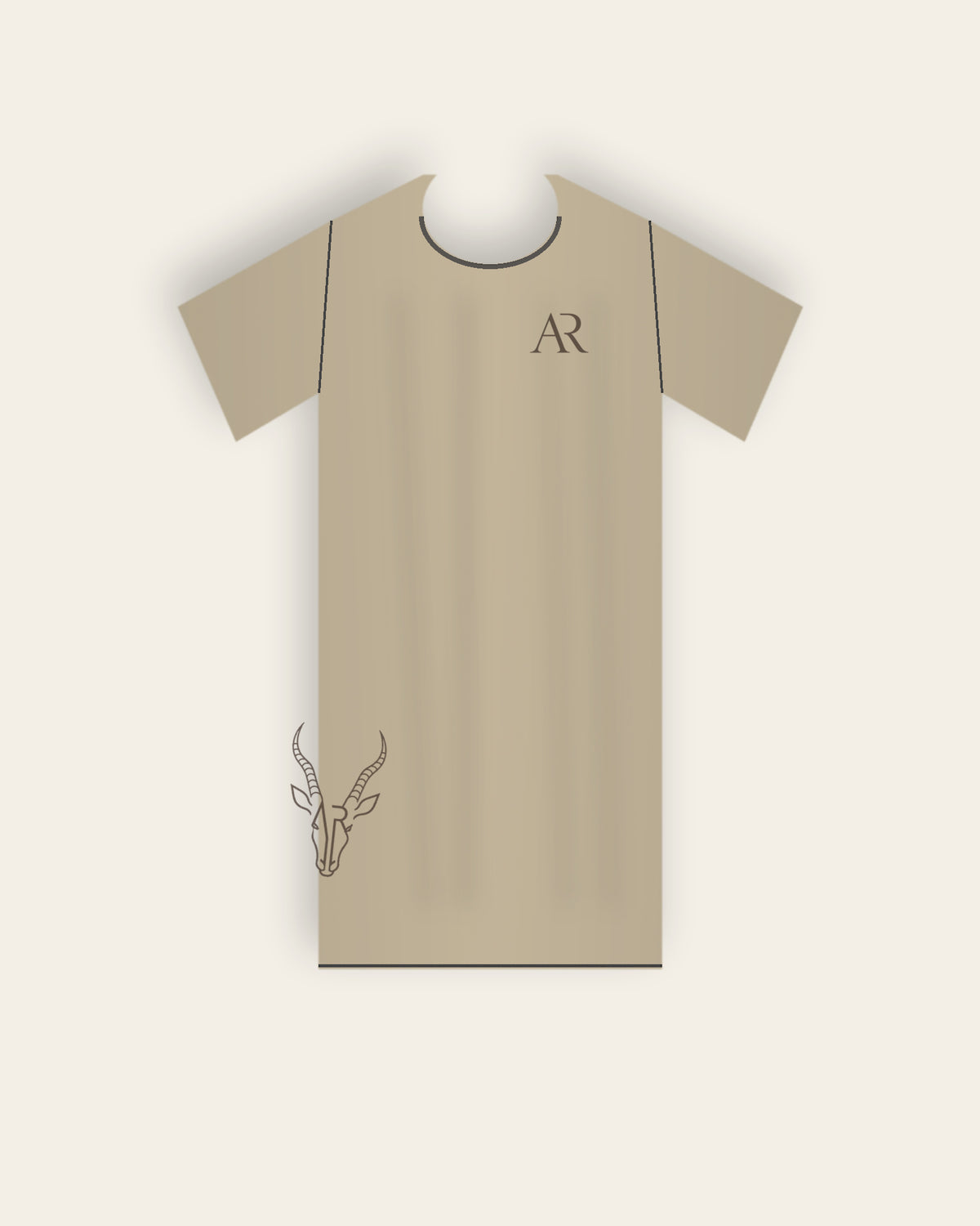 AR Essential Tee Homme - Light Sand - packshot